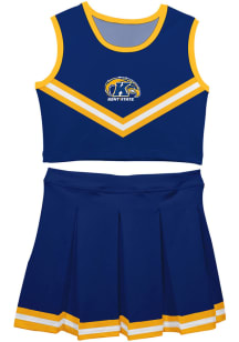 Kent State Golden Flashes Toddler Girls Blue Ashley 2 Pc Sets Cheer
