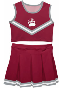 Montana Grizzlies Toddler Girls Maroon Ashley 2 Pc Sets Cheer
