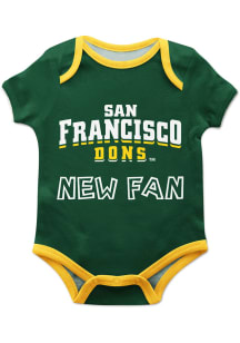 USF Dons Baby Green New Fan Short Sleeve One Piece