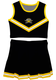 Northern Kentucky Norse Toddler Girls Black Ashley 2 Pc Sets Cheer