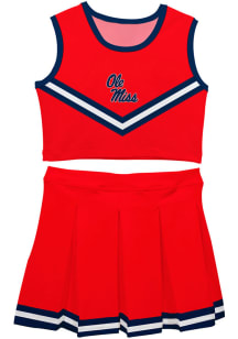Ole Miss Rebels Toddler Girls Red Ashley 2 Pc Sets Cheer