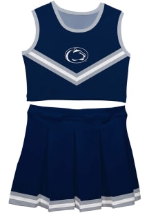 Toddler Girls Navy Blue Penn State Nittany Lions Ashley 2 Pc Cheer Sets
