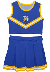 San Jose State Spartans Toddler Girls Blue Ashley 2 Pc Sets Cheer