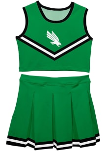 North Texas Mean Green Toddler Girls Green Ashley 2 Pc Sets Cheer