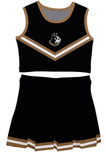 Wofford Terriers Toddler Girls Black Ashley 2 Pc Sets Cheer