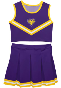West Chester Golden Rams Toddler Girls Purple Ashley 2 Pc Sets Cheer