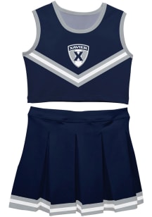 Xavier Musketeers Toddler Girls Blue Ashley 2 Pc Sets Cheer