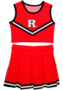 Girls Rutgers Scarlet Knights Red Vive La Fete Ashley 2 Pc Cheer Set