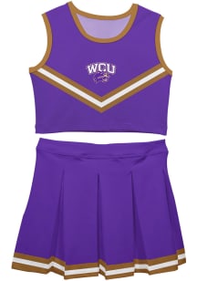 Western Carolina Girls Purple Ashley 2 Pc Set Cheer