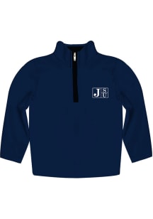 Vive La Fete Jackson State Tigers Youth Blue Impressions Long Sleeve Quarter Zip Shirt