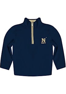Vive La Fete Navy Midshipmen Youth Navy Blue Impressions Long Sleeve Quarter Zip Shirt