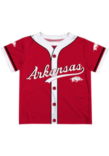 James McCann   Arkansas Razorbacks Toddler Red Solid Short Sleeve T-Shirt