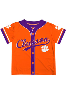 Spencer Strider   Clemson Tigers Youth Orange Solid Short Sleeve T-Shirt