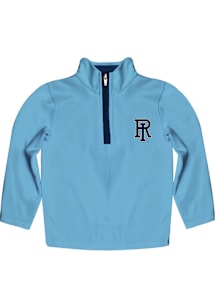 Vive La Fete Rhode Island Rams Youth Light Blue Impressions Long Sleeve Quarter Zip Shirt