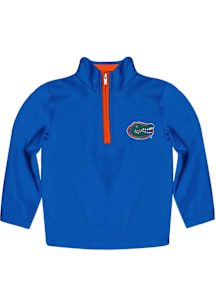 Vive La Fete Florida Gators Youth Blue Impressions Long Sleeve Quarter Zip Shirt