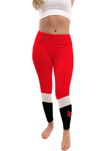 Vive La Fete Illinois State Redbirds Womens Red Colorblock Plus Size Athletic Pants