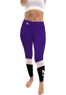 Northwestern Wildcats Womens Purple Colorblock Pants
