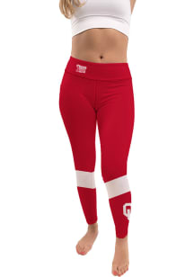 Oklahoma Sooners Womens Red Colorblock Plus Size Athletic Pants