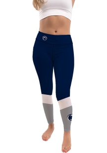 Navy Blue Penn State Nittany Lions Vive La Fete Womens Colorblock Plus Size Athletic Pants