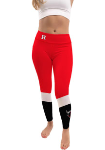 Womens Red Rutgers Scarlet Knights Colorblock Pants
