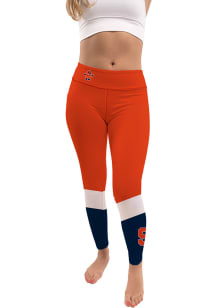 Syracuse Orange Womens Orange Colorblock Plus Size Athletic Pants