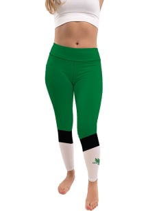 North Texas Mean Green Womens Green Colorblock Pants