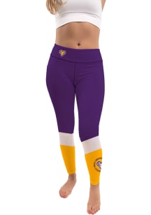 West Chester Golden Rams Womens Purple Colorblock Plus Size Athletic Pants