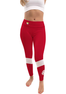 Washington State Cougars Womens Red Colorblock Plus Size Athletic Pants