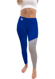 Vive La Fete Air Force Falcons Womens Blue Colorblock Letter Plus Size Athletic Pants