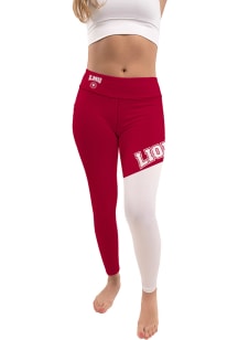 Loyola Marymount Lions Womens Red Colorblock Letter Pants