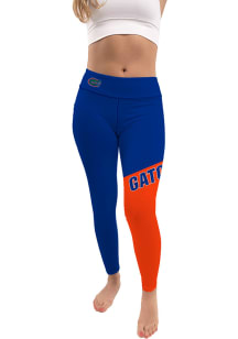 Vive La Fete Florida Gators Womens Blue Colorblock Letter Plus Size Athletic Pants
