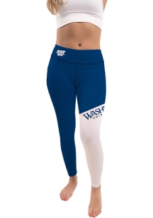 Washburn Ichabods Womens Blue Colorblock Letter Plus Size Athletic Pants