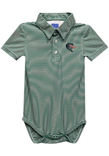 Vive La Fete UAB Blazers Baby Green Pencil Stripe Short Sleeve One Piece Polo