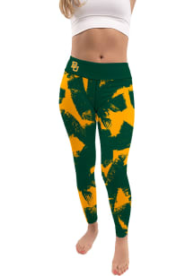Baylor Bears Womens Green Paint Brush Plus Size Athletic Pants