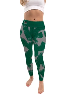 Cleveland State Vikings Womens Green Paint Brush Plus Size Athletic Pants