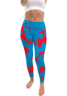 Delaware State Hornets Womens Red Paint Brush Plus Size Athletic Pants
