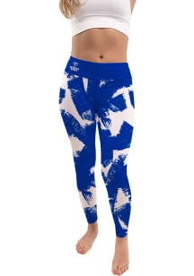 Georgia State Panthers Womens Blue Paint Brush Plus Size Athletic Pants