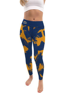 Kent State Golden Flashes Womens Blue Paint Brush Plus Size Athletic Pants