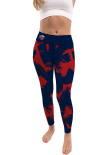 Liberty Flames Womens Red Paint Brush Plus Size Athletic Pants