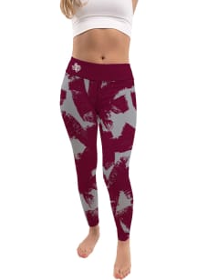 Texas Southern Tigers Womens Maroon Paint Brush Pants