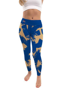 Tulsa Golden Hurricane Womens Blue Paint Brush Plus Size Athletic Pants