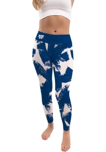 Washburn Ichabods Womens Blue Paint Brush Plus Size Athletic Pants