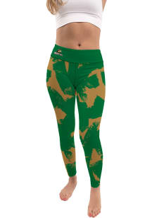 Wright State Raiders Womens Green Paint Brush Plus Size Athletic Pants