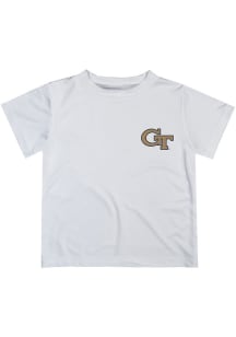 Vive La Fete GA Tech Yellow Jackets Youth White Impressions Short Sleeve T-Shirt