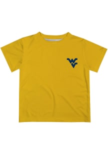 Vive La Fete West Virginia Mountaineers Youth Gold Impressions Short Sleeve T-Shirt