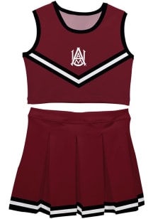 Vive La Fete Alabama A&amp;M Bulldogs Girls Maroon Ashley 2 Pc Set Cheer