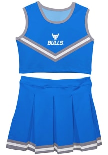 Vive La Fete Buffalo Bulls Girls Blue Ashley 2 Pc Set Cheer