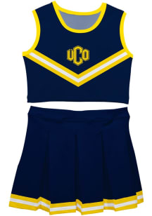 Vive La Fete Central Oklahoma Bronchos Girls Blue Ashley 2 Pc Set Cheer