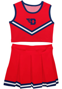 Vive La Fete Dayton Flyers Girls Red Ashley 2 Pc Set Cheer