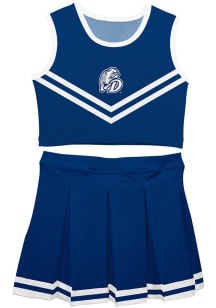 Vive La Fete Drake Bulldogs Girls Blue Ashley 2 Pc Set Cheer